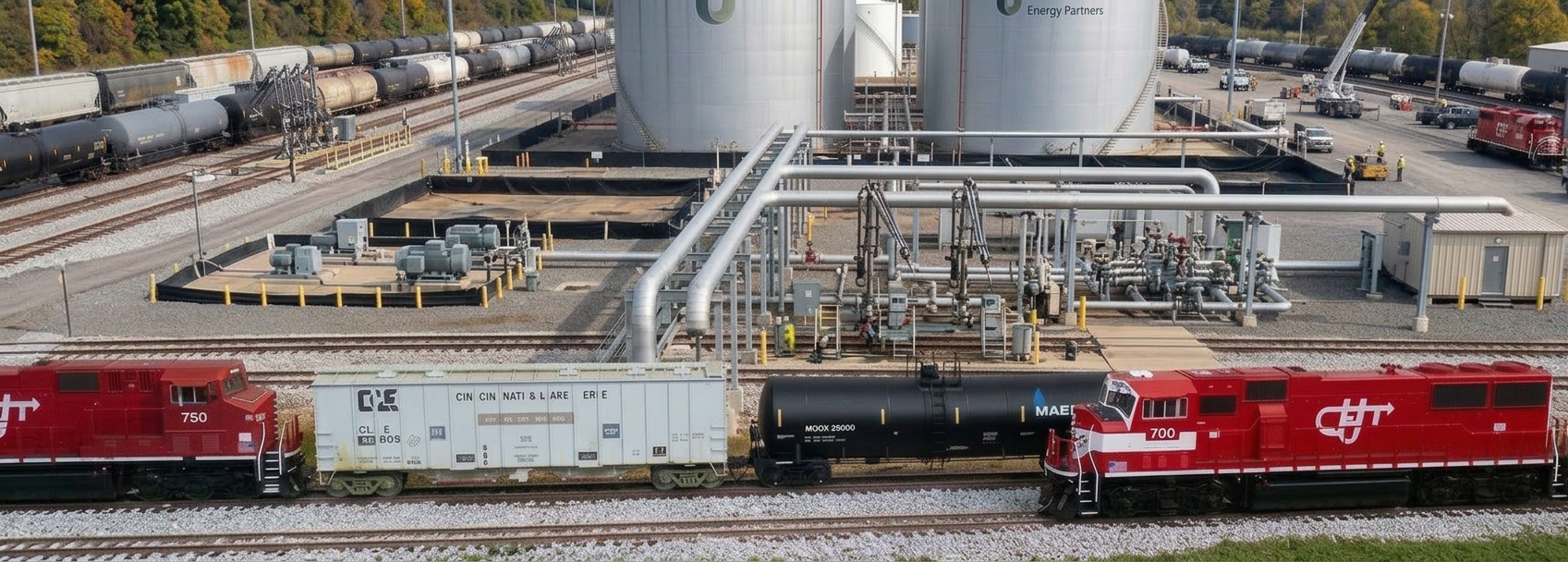 CLE Marcellus crude train with black SD-2