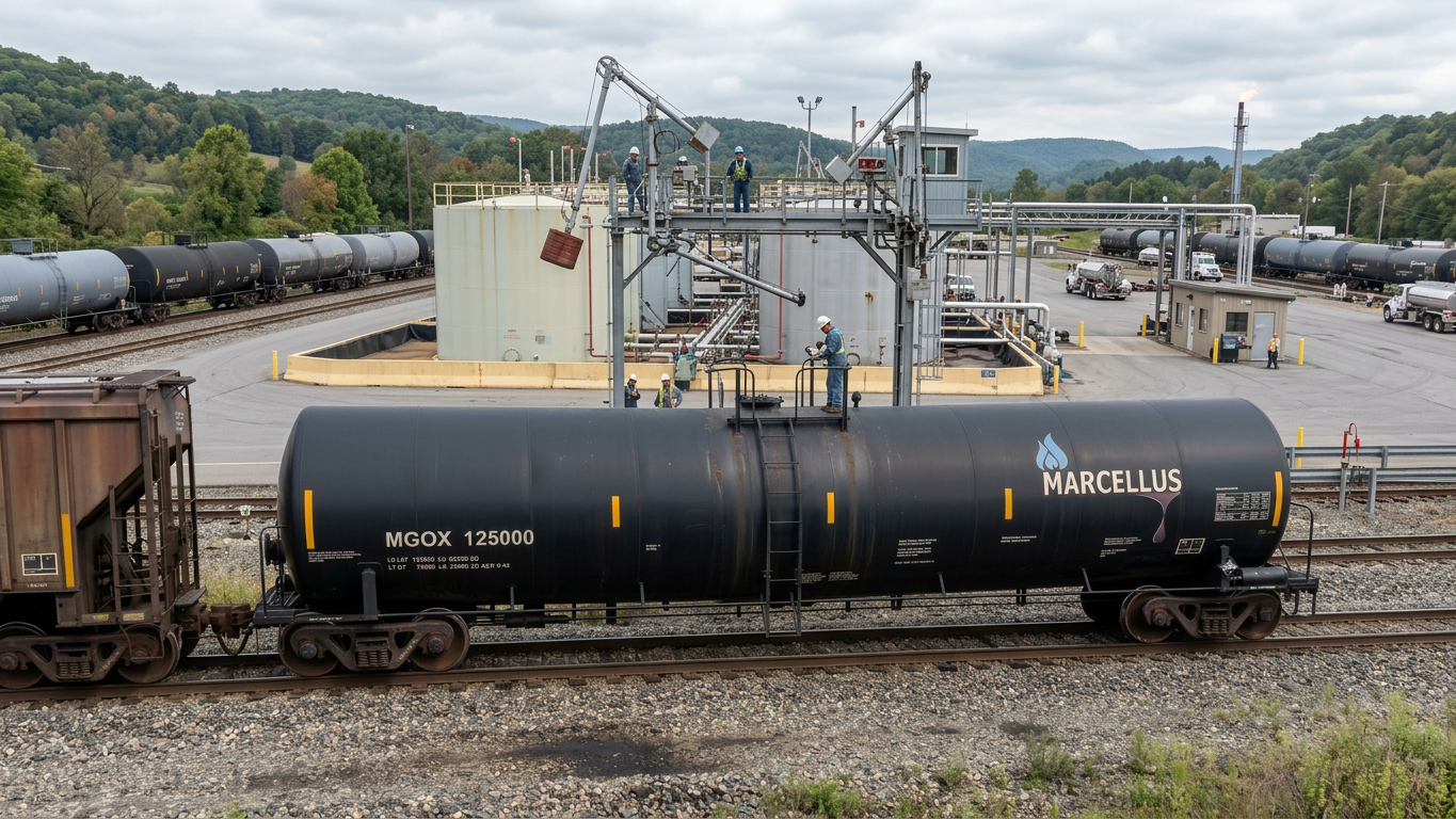 MGOX Marcellus Crude Tank Car